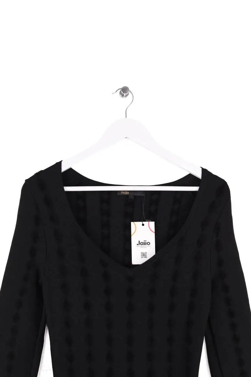 Robe Maje Noir en Synthétique