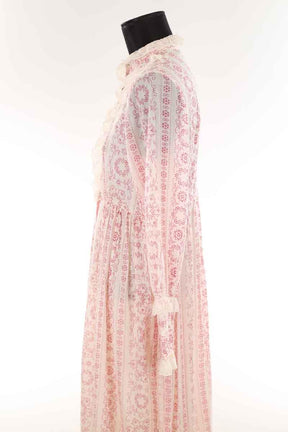 Maxi Antik Batik  Blanc