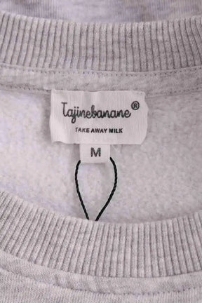 Sweatshirt Tajinebanane Gris en Coton