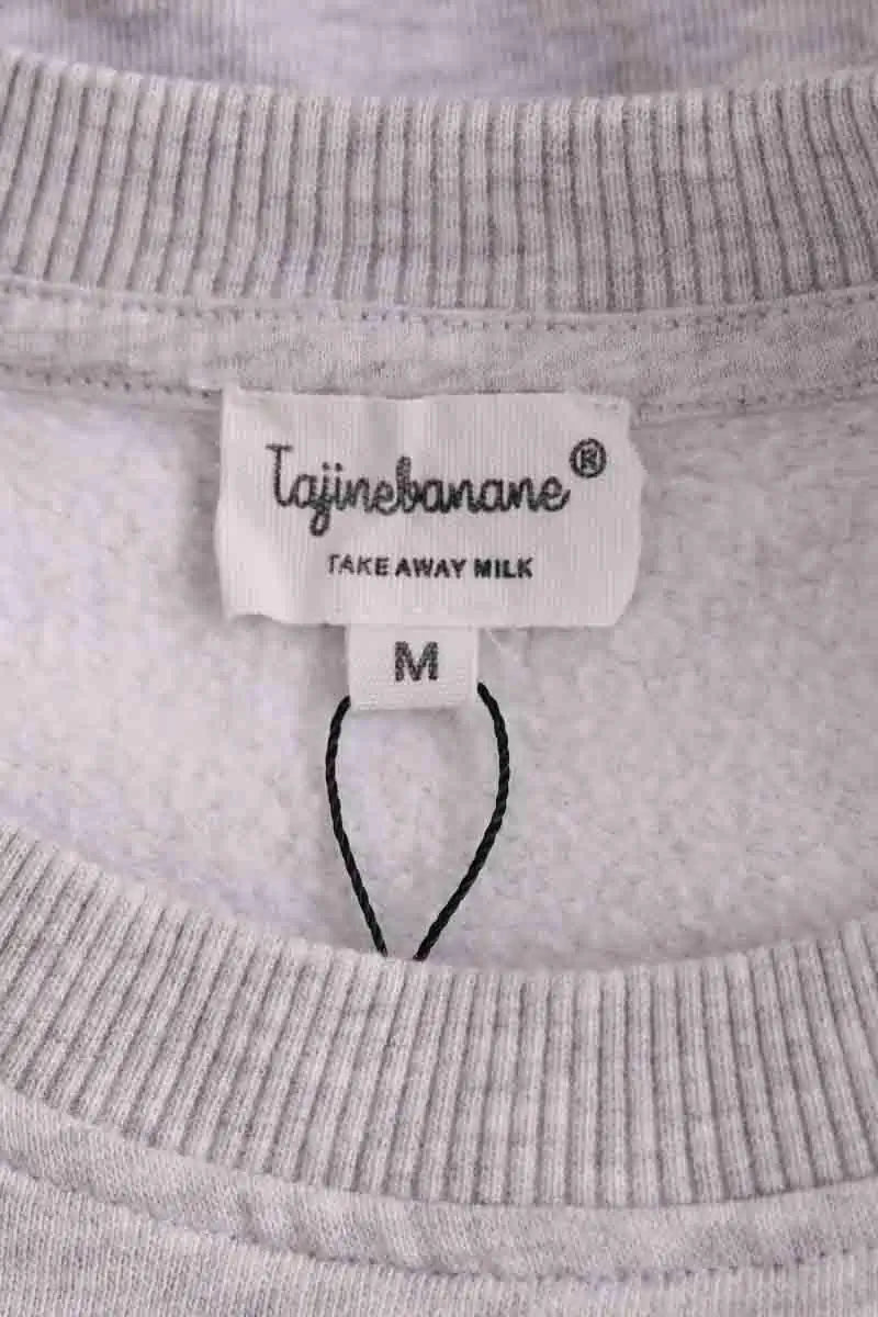 Sweatshirt Tajinebanane Gris en Coton