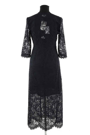 Mi-longueur Claudie Pierlot  Noir