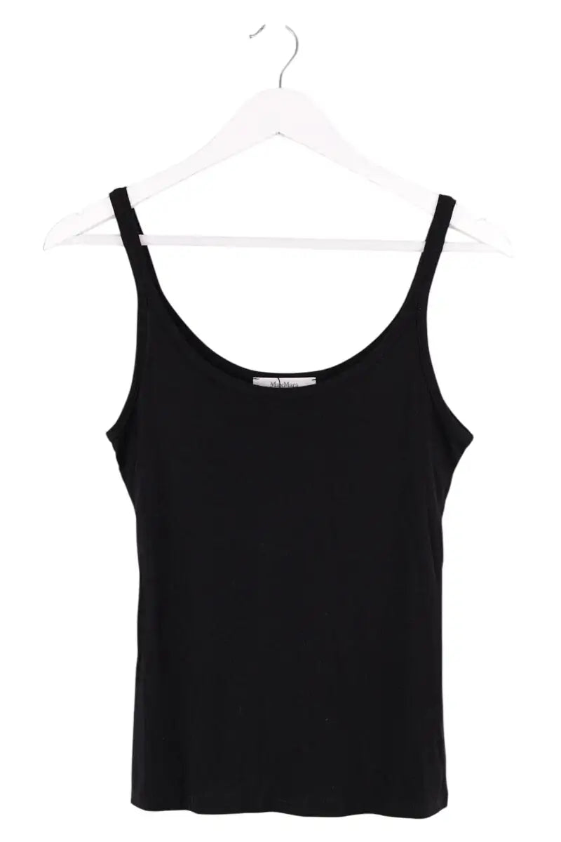 Top sans manche Max Mara Noir en Viscose, taille M - Seconde Main