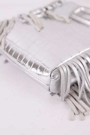 Sacs à bandoulière Maje Sac M Argent