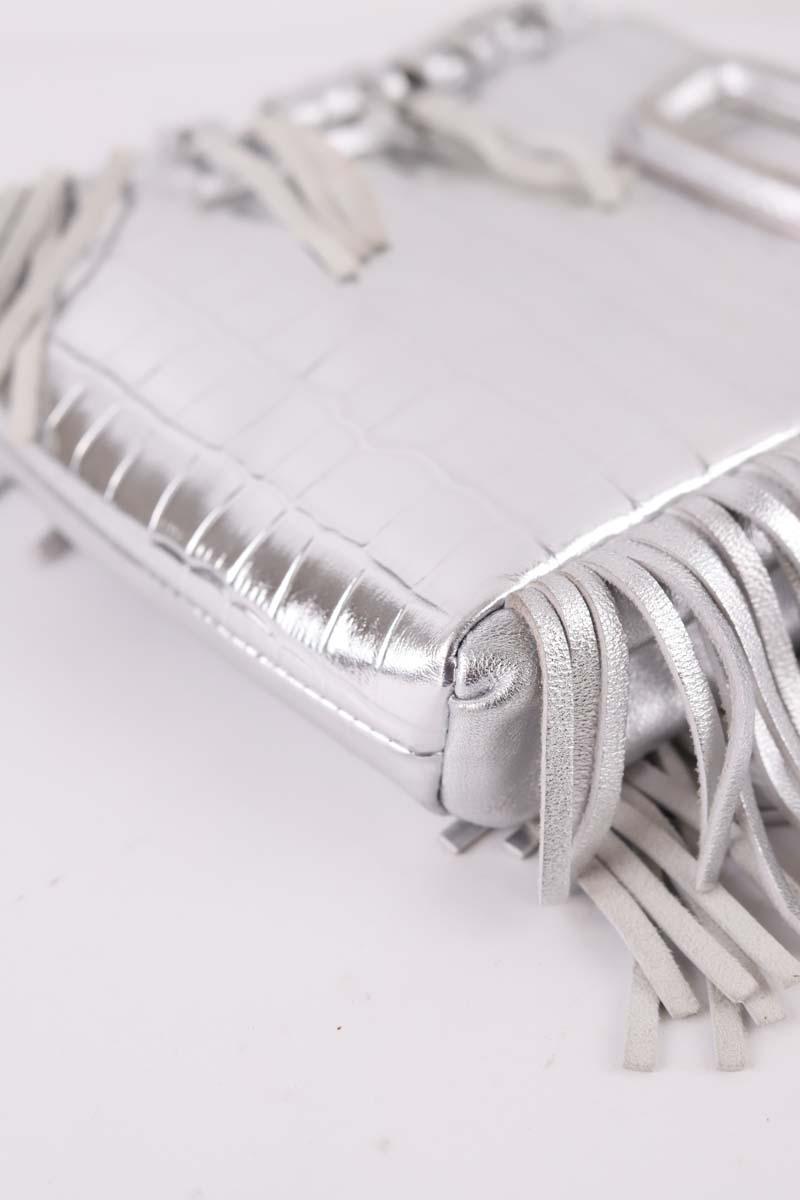 Sacs à bandoulière Maje Sac M Argent