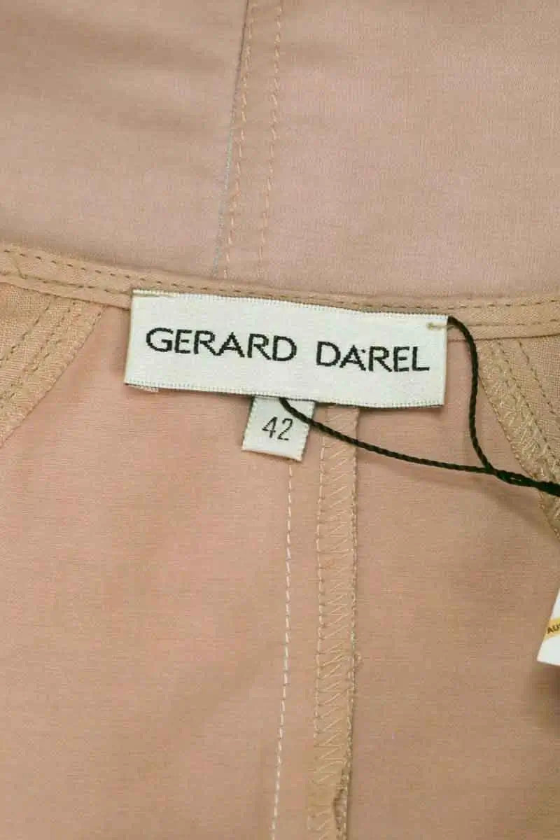 Top sans manche Gerard Darel Rose en Lin