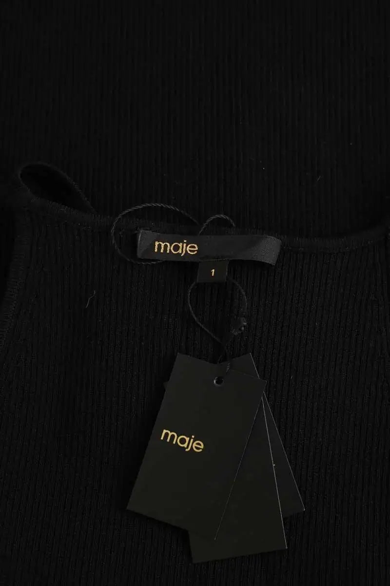 Top sans manche Maje  Noir