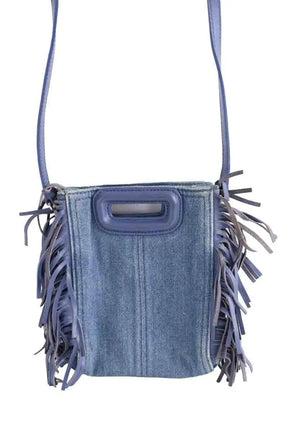 Mini sac Maje Sac M Bleu en Coton