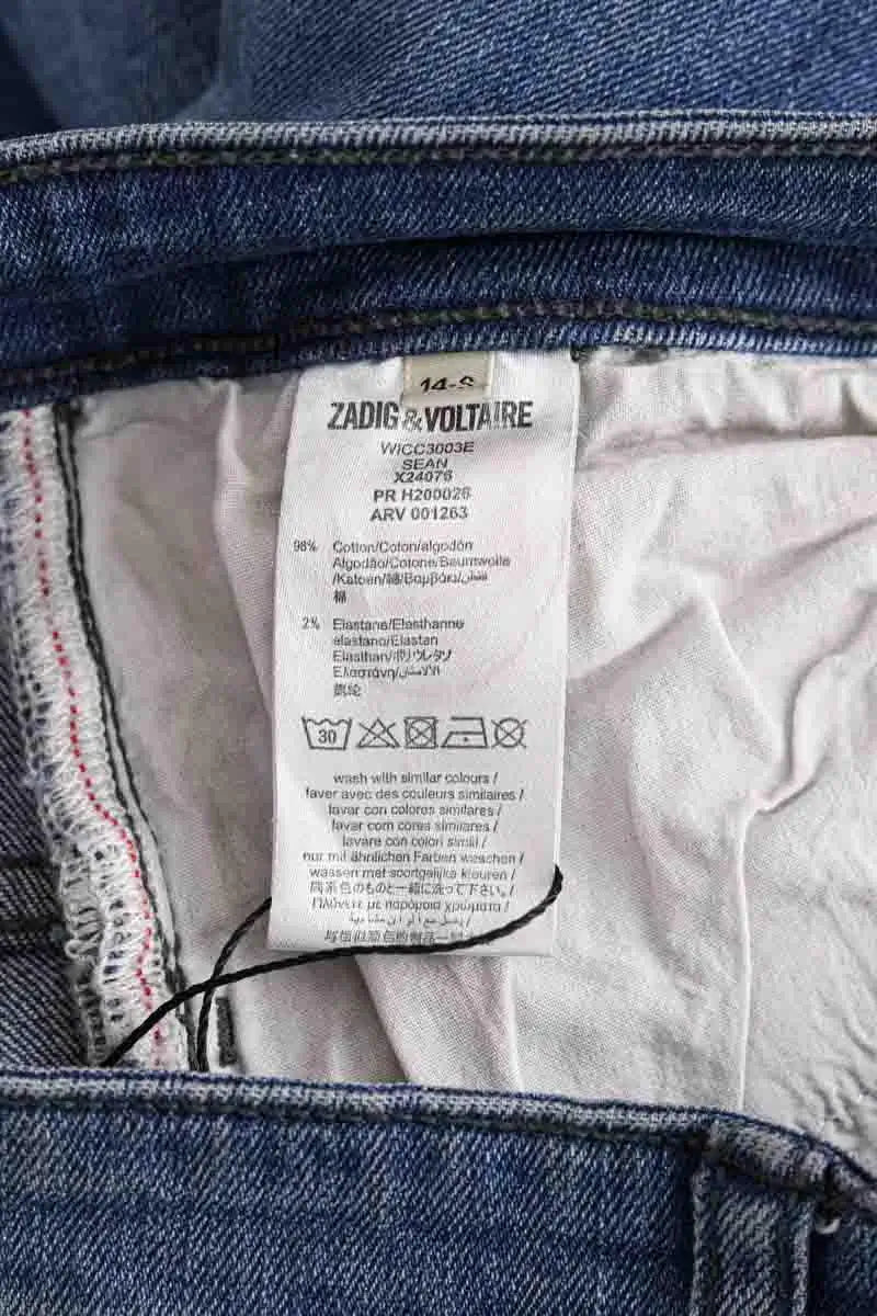 Jean slim Zadig & Voltaire Bleu en Denim - Jeans