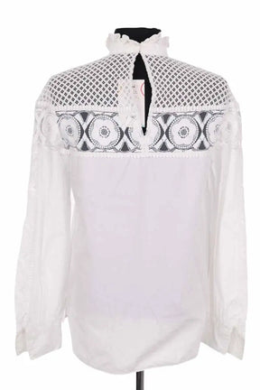 Blouse Sandro Blanc en Coton
