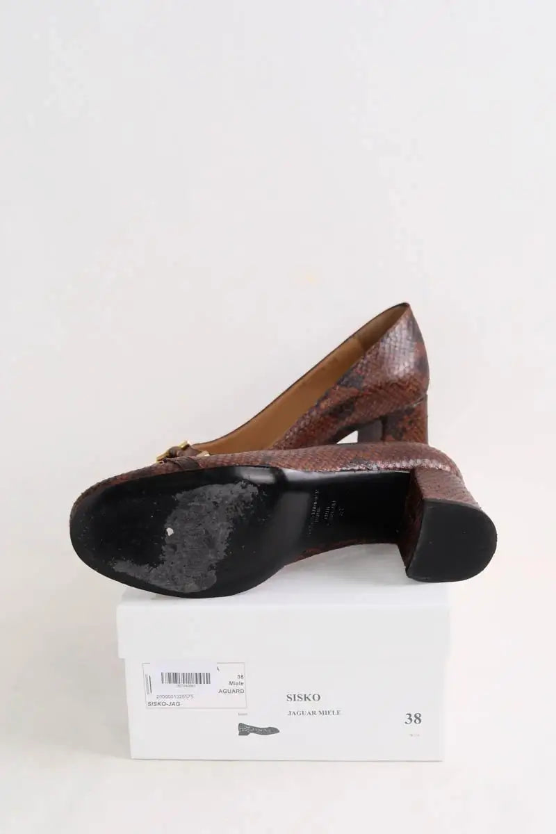 Talons Charles Kammer Marron en Cuir