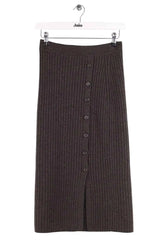 Jupe Ralph Lauren Anthracite en Laine, taille XS - Seconde Main