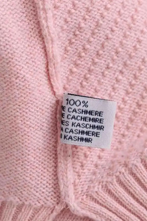 Pull Barrie Rose en Cachemire