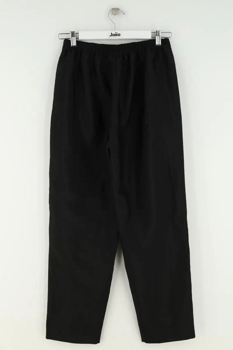 Pantalon droit Sandro Noir en Synthétique