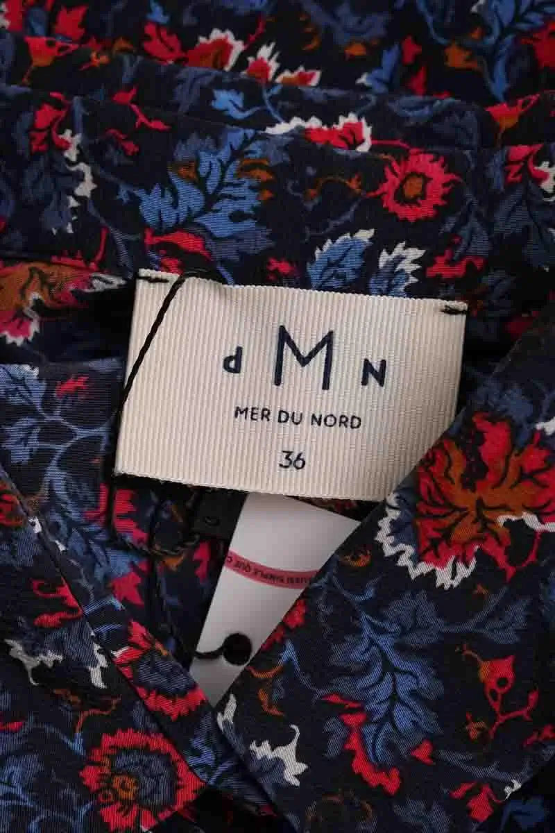 Robe DMN Bleu en Soie