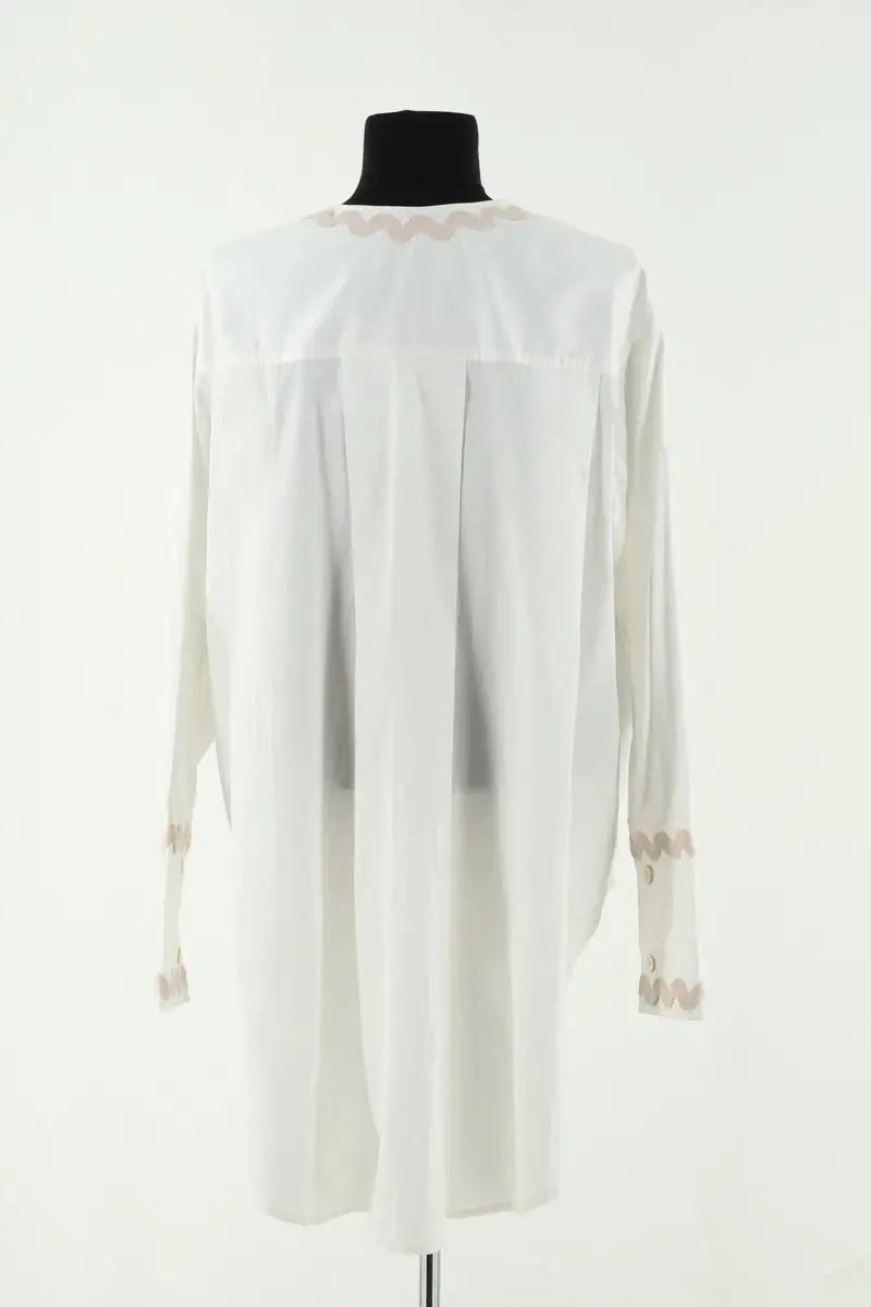 Blouse Laurence Bras Beige en Coton