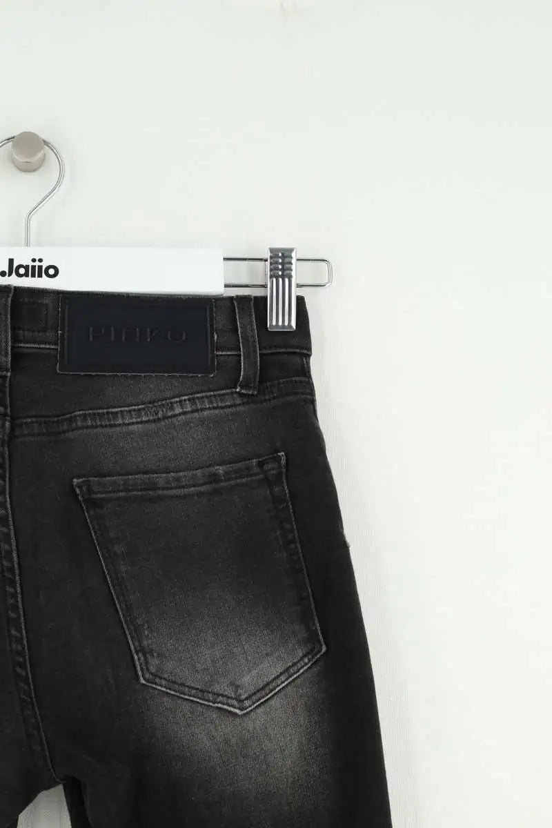 Jean slim Pinko Noir en Coton