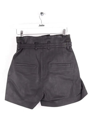 Mini short The Kooples Noir en Cuir