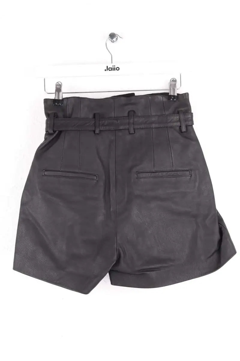 Mini short The Kooples Noir en Cuir