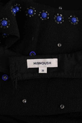 Robe Manoush Noir en Synthétique