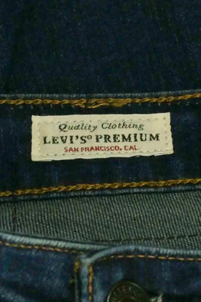 Jean slim W23 L28 Levi's 721 Bleu en Coton