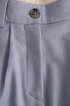 Pantalon large Momoni Gris en Laine