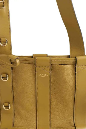 Sac porté épaule Lancel Kaki en Cuir