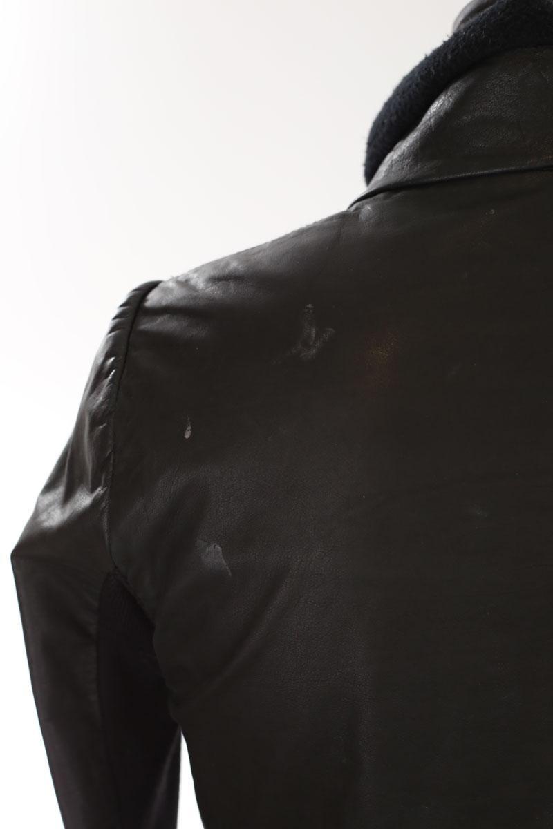 Veste en cuir Rick Owens  Noir