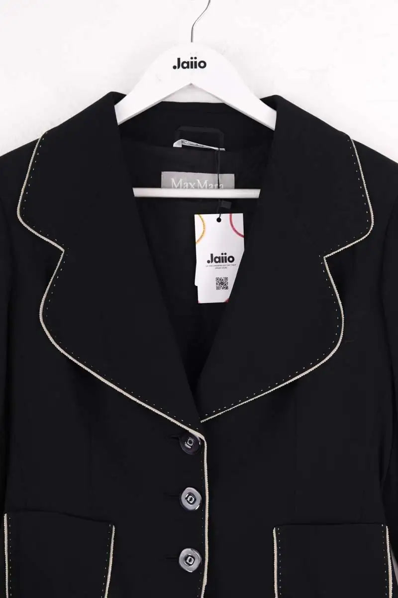 Veste Max Mara Marine en Laine