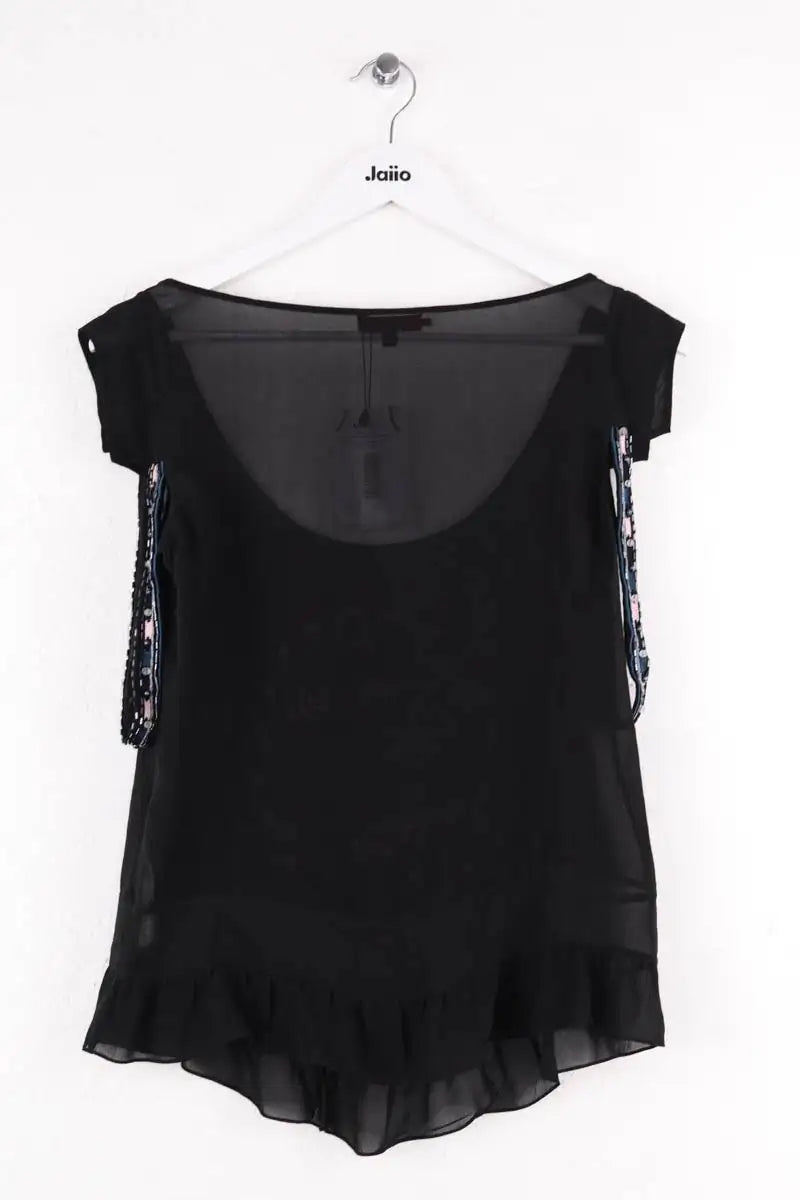 Top sans manche Kenzo Noir en Soie