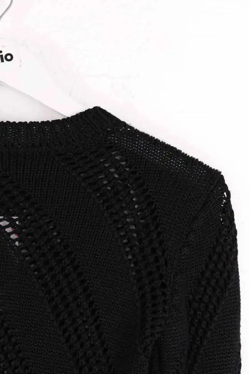 Pull Saint Laurent Noir en Viscose