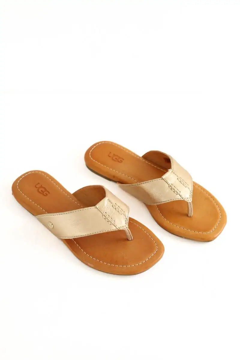 Tongs Ugg  Marron