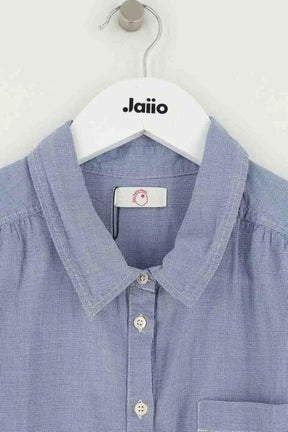 Chemise Des Petits Hauts Bleu en Coton