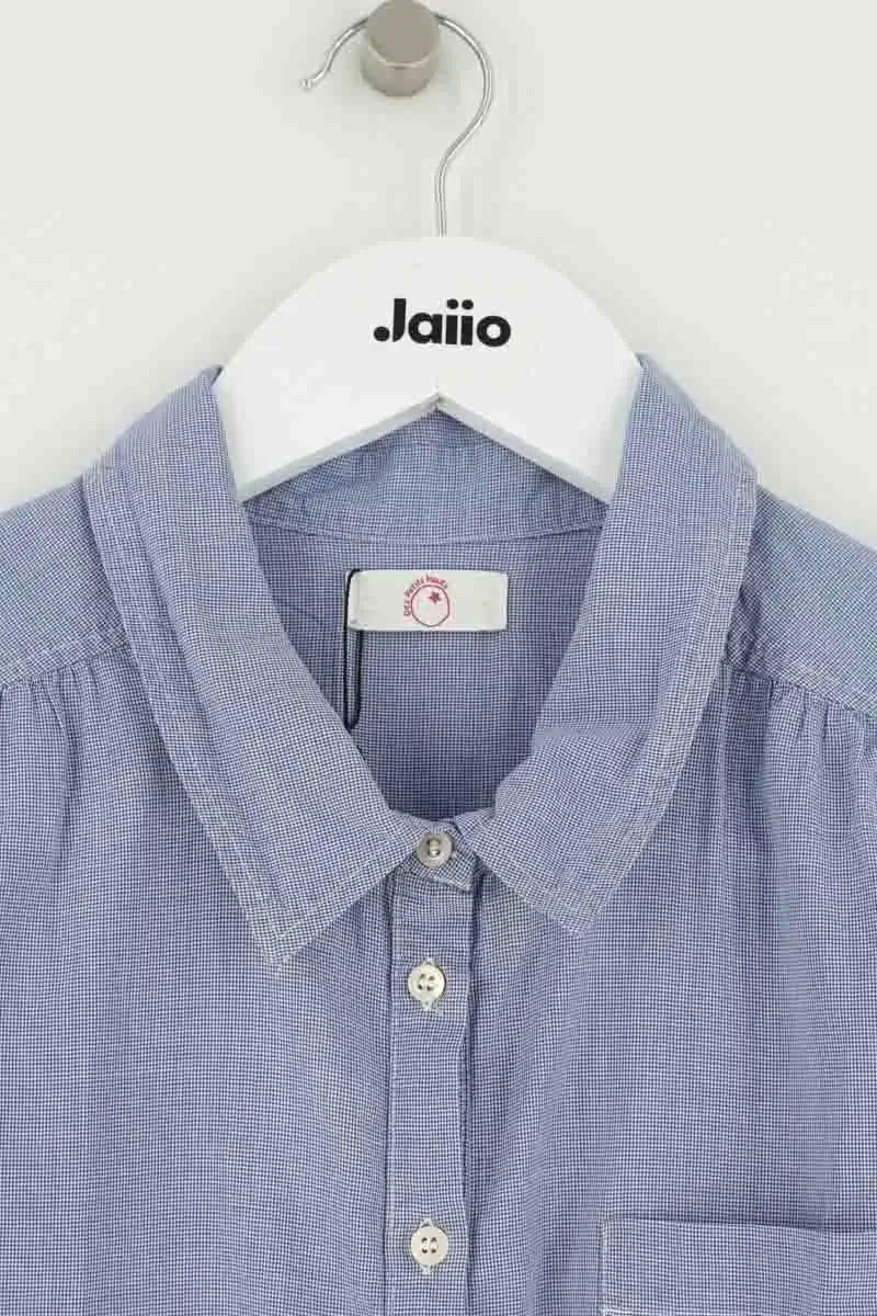 Chemise Des Petits Hauts Bleu en Coton