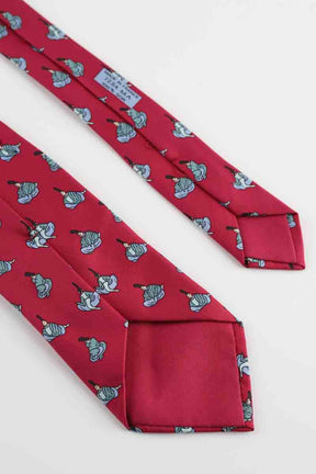 Cravate Hermès  Bordeaux