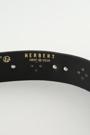 Ceinture Herbert Frère Soeur  Noir