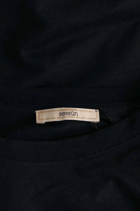 T-shirt Sessun Noir en Synthétique