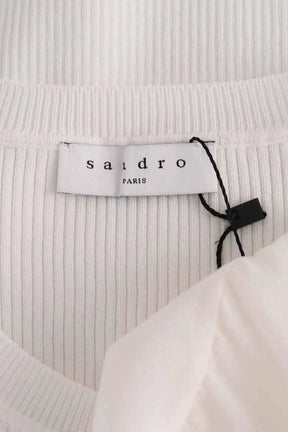 Top Sandro Blanc en Viscose
