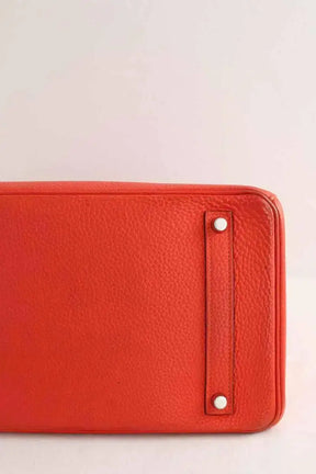 Sac à main Hermès Rouge en Cuir