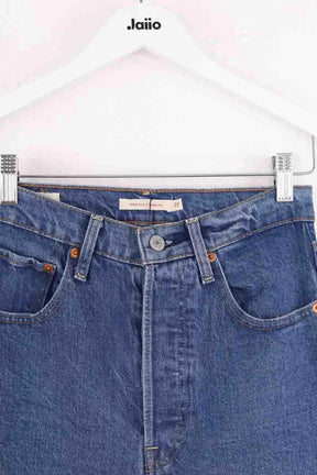 Jean droit Levi's Bleu en Coton