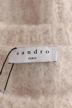 Pull Sandro Beige en Laine