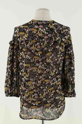Blouse Sessun Noir en Synthétique