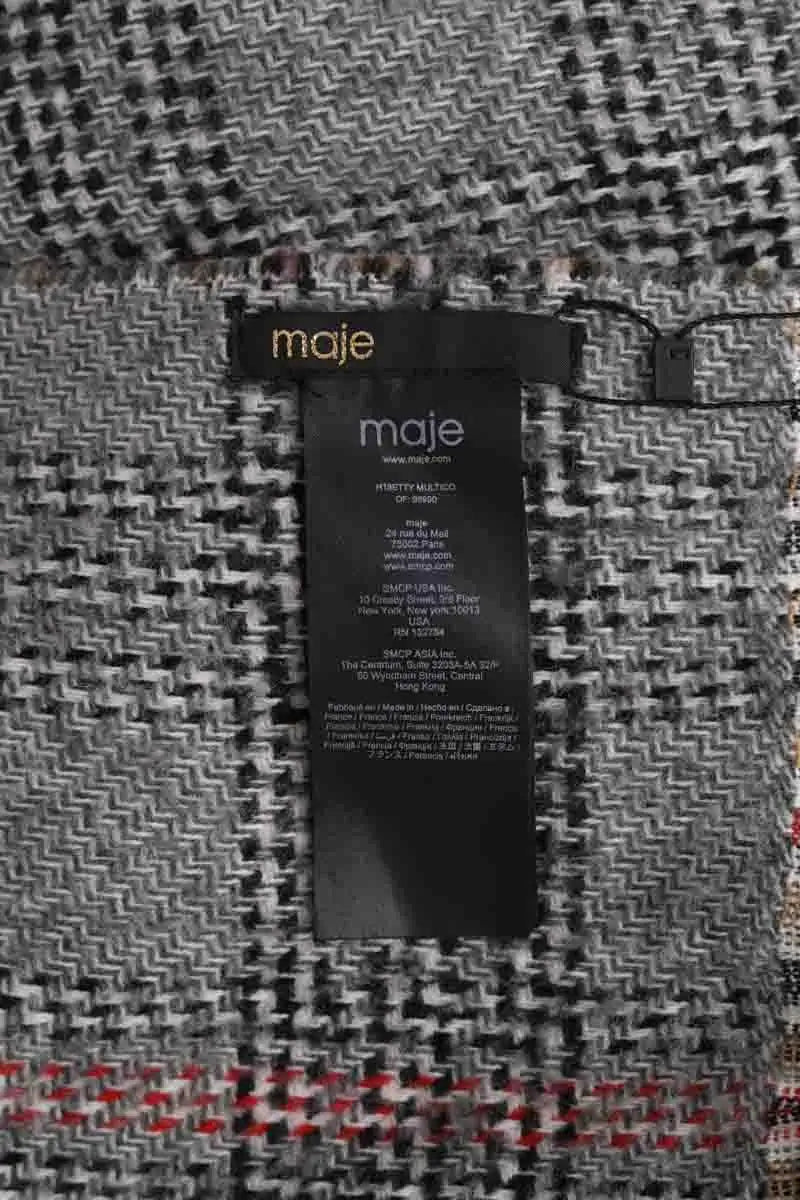 Écharpe Maje Gris en Synthétique
