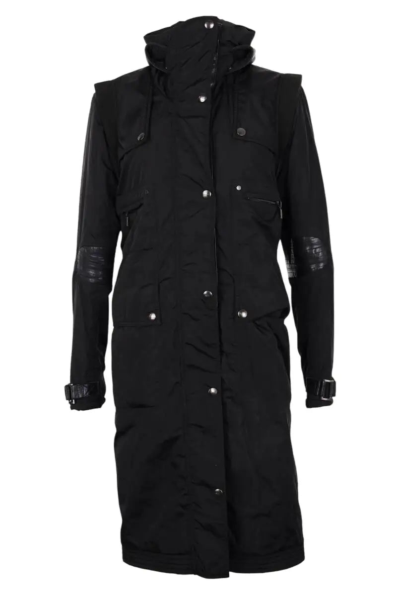 Doudoune Barbara Bui Noir en Synthétique, taille M - Seconde Main
