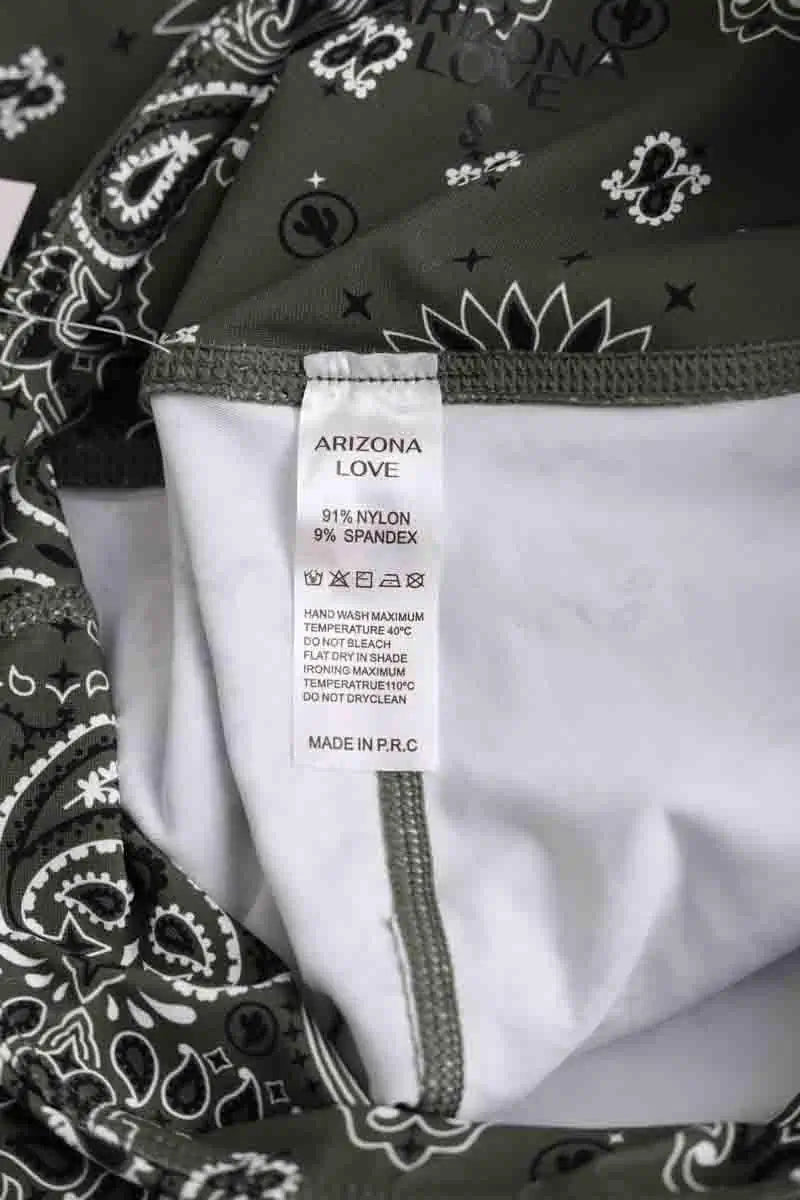 Legging Arizona Love Kaki en Synthétique