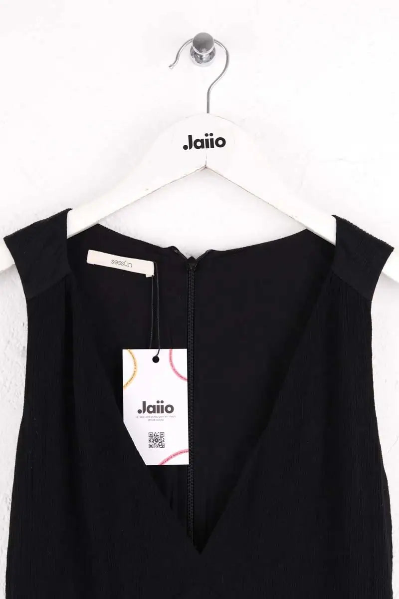 Robe Sessun Noir en Synthétique