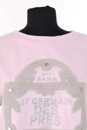 Sweatshirt Maje Violet en Coton