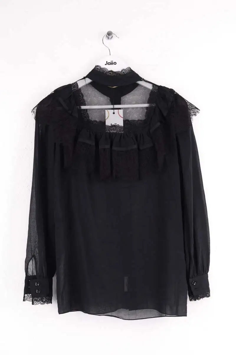 Chemise Saint Laurent Noir en Coton