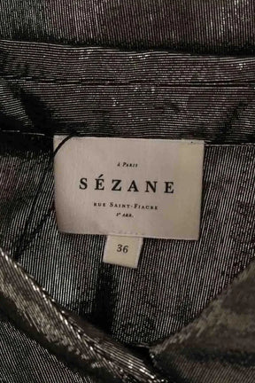 Chemise Sézane Argent en Soie