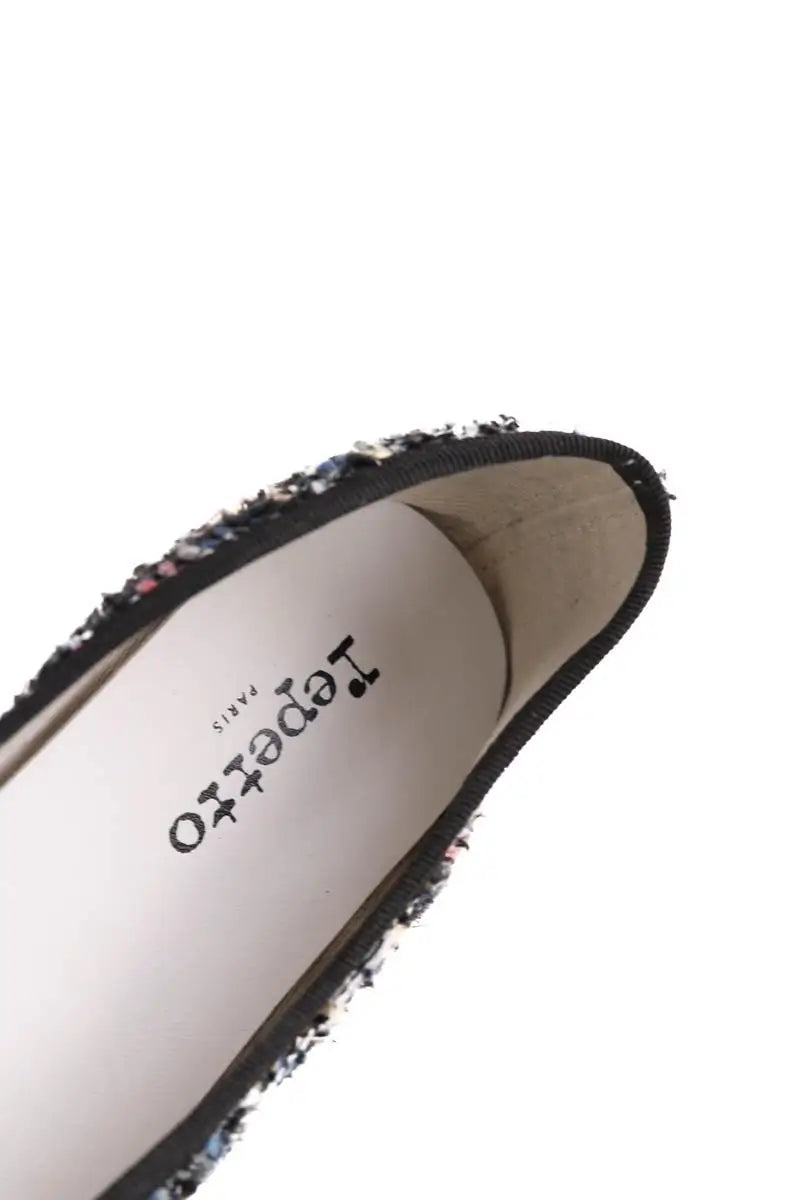 Ballerines Repetto Noir en Tissu