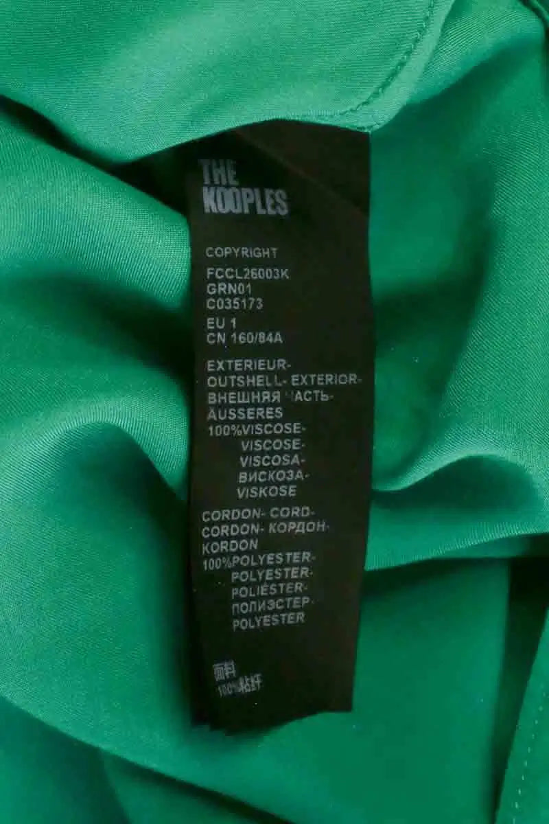 Blouse The Kooples Vert en Viscose